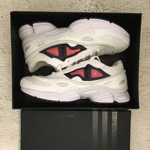 RAF Simmons x Adidas white with pink pods